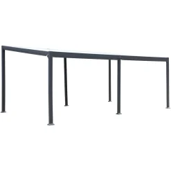 Pérgola Avila Cinza Graphite 3,5x6M