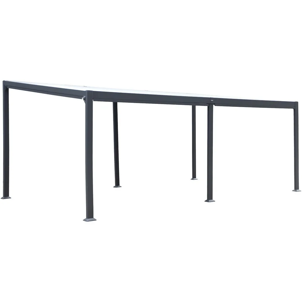 Pérgola Avila Cinza Graphite 3,5x6M