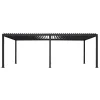 Pérgola ÉVORA cinza graphite em alumínio 3,6x6m
