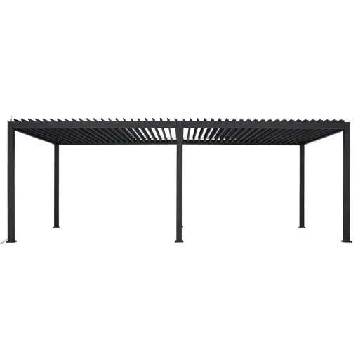 Pérgola ÉVORA cinza graphite em alumínio 3,6x6m