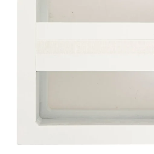 Pufe ALLURE alumínio branco