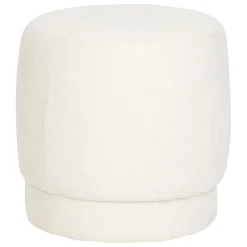 Pufe AMEA branco 40x39cm