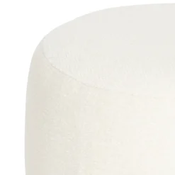 Pufe AMEA branco 40x39cm