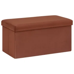 Pufe duplo TESS terracota 38x76cm