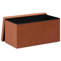 Pufe duplo TESS terracota 38x76cm