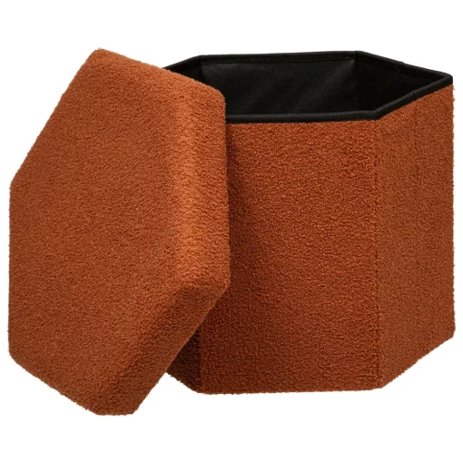 Pufe hexaonal JAIKO terracota