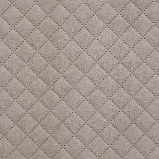 Pufe MIXMODUL em veludo linho bege 31x31cm