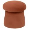 Pufe NOA terracota em veludo 40x37cm