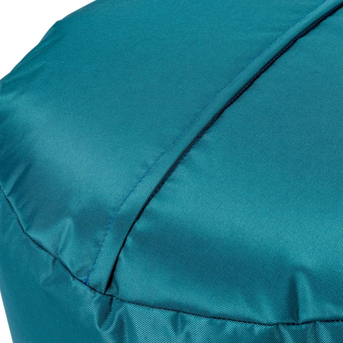 Pufe redondo impermeável azul 35x60cm