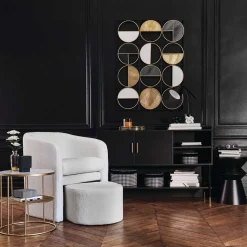 Quadro decorativo com círculos 101,5cm