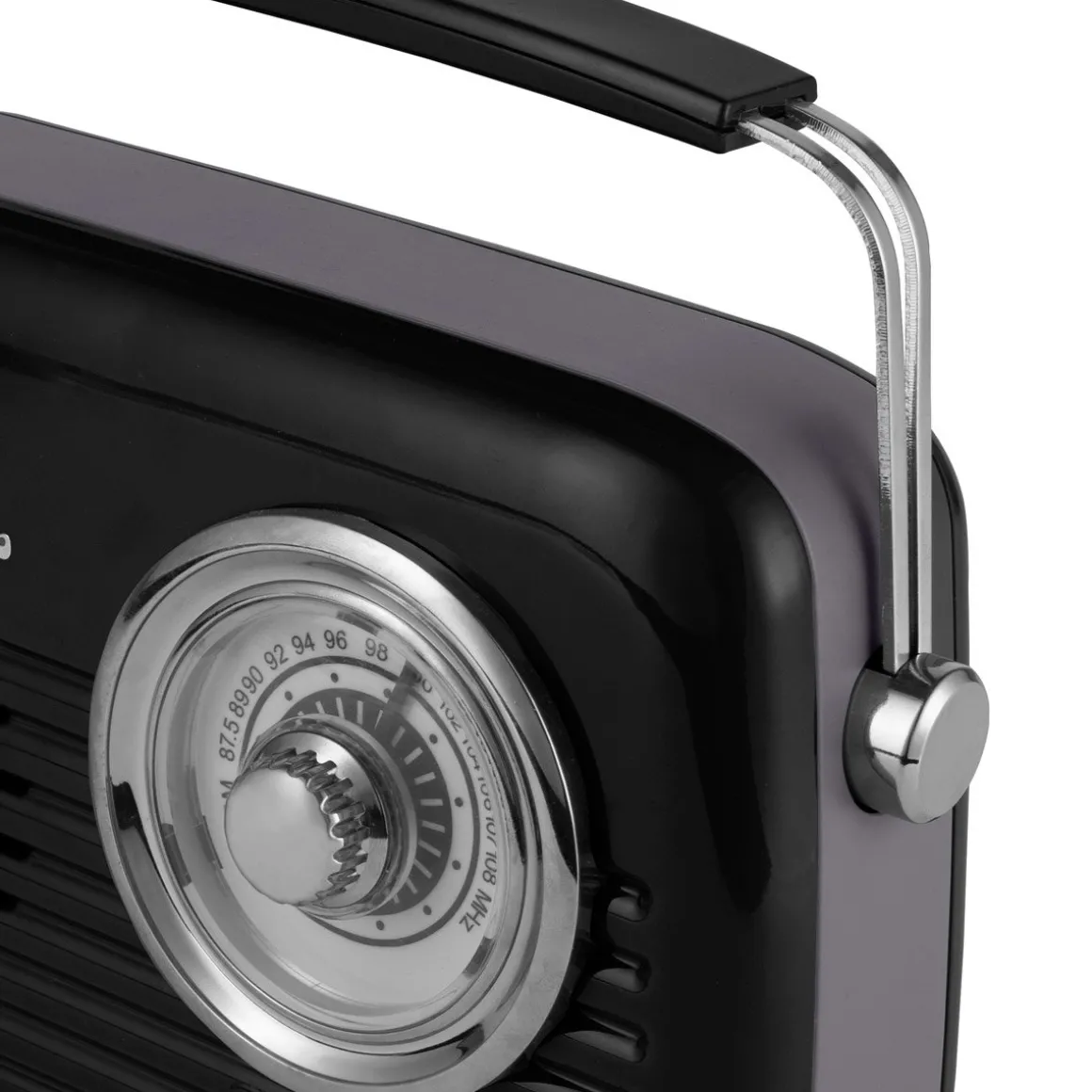 Rádio VINTAGE CUISINE preta com bluetooth