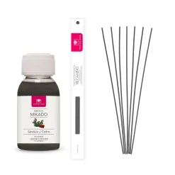 Recarga para ambientador brisa sândalo com mikado 100ml