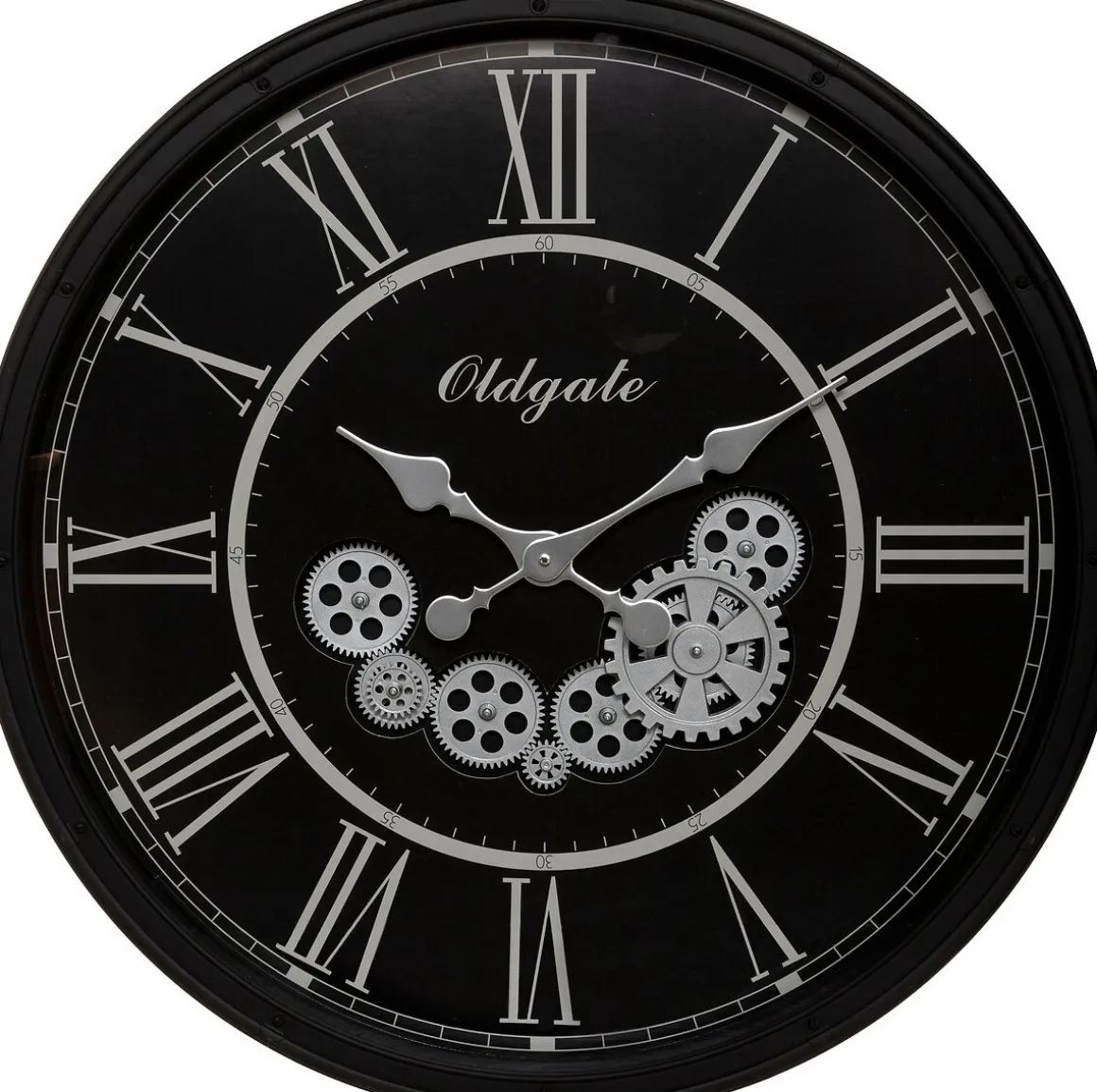 Relógio de parede meca loann preto