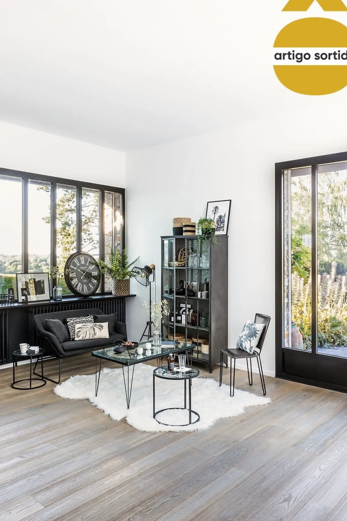 Relógio de parede MOULURE 76cm