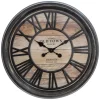 Relógio decorativo de parede castanho 50cm