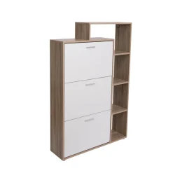 Sapateira com 3 gavetas e 4 prateleiras 132cm