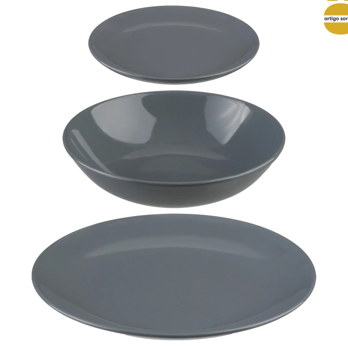 Serviço de mesa 18 peças COLORAMA