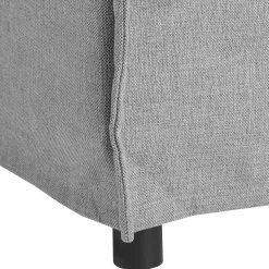 Sofá ODILON cinza claro de 3 lugares