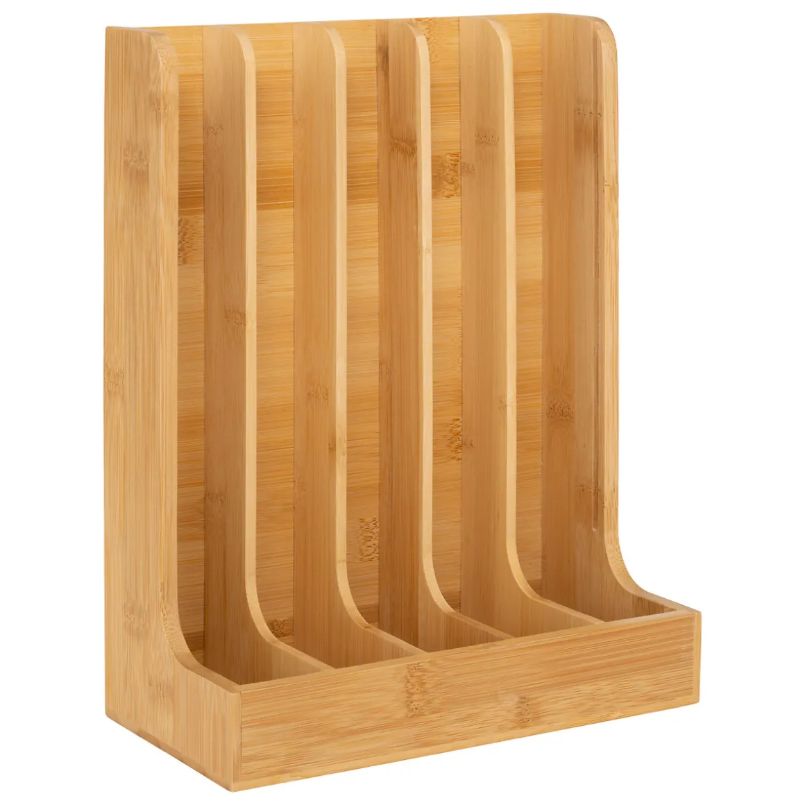 Suporte para 70 cápsulas de café bege em bambu