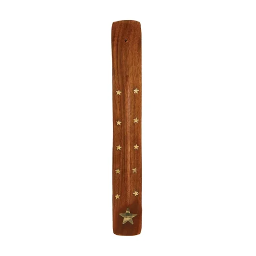 Suporte para incenso em madeira