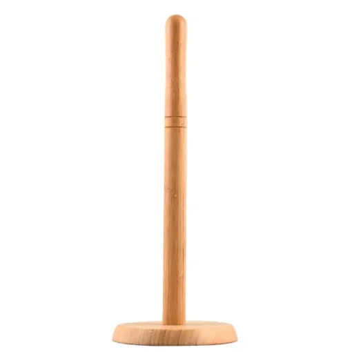 Suporte para rolo de cozinha em bambu