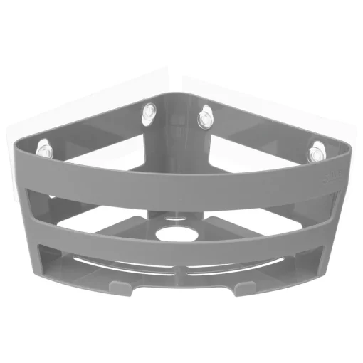 Suporte wc com adesivo cinza
