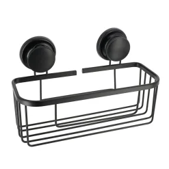 Suporte WC Preto Retangular