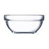 Taça de vidro redonda empilhável 14cm