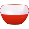 Taça quadrada vermelha 14cm