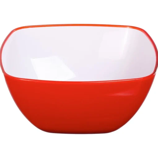 Taça quadrada vermelha 14cm