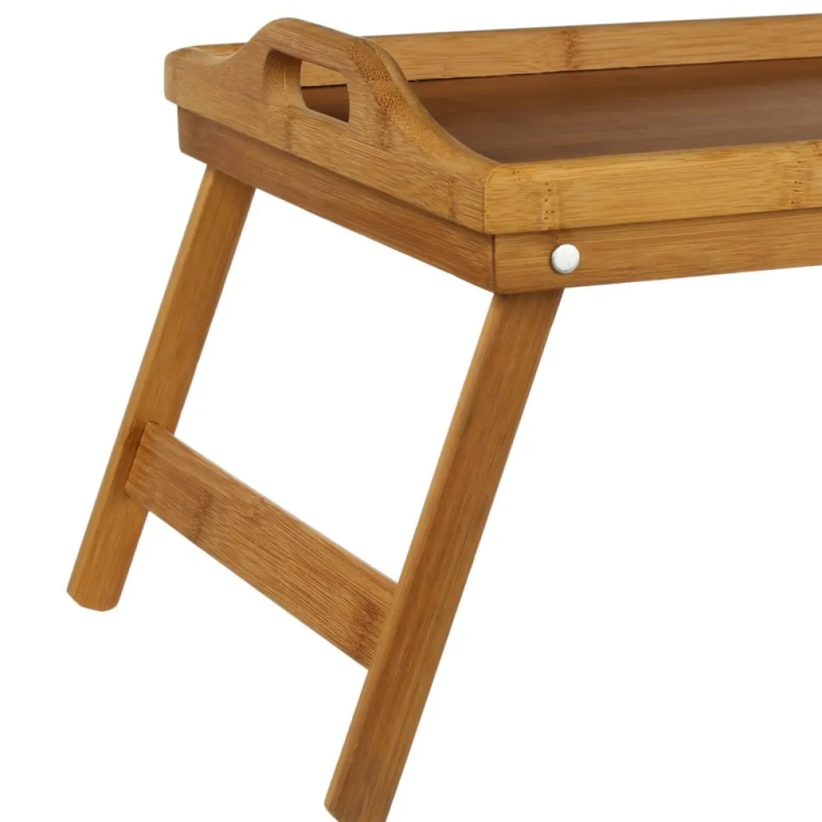 Tabuleiro dobrável em bambu com pernas