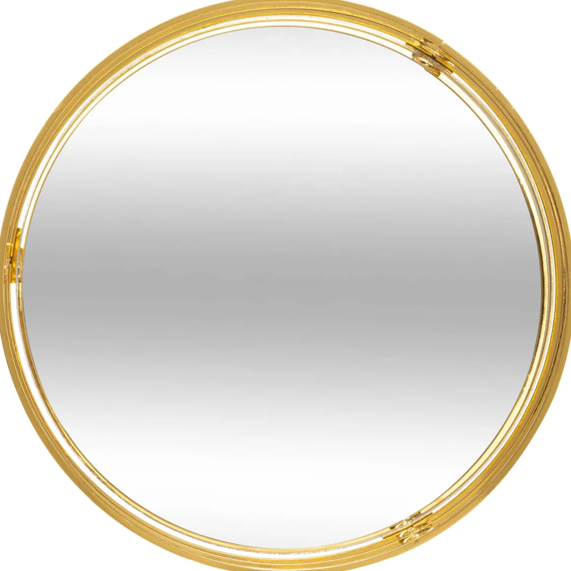 Tabuleiro espelhado FEEL dourado em metal