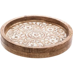 Tabuleiro ritual de madeira 4x24,5cm