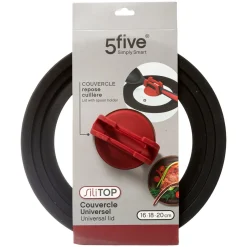 Tampa de vidro e silicone para caçarola