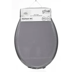 Tampa wc em madeira LUX cinza