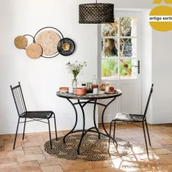 Tapete BLUSH decorado em juta 120cm