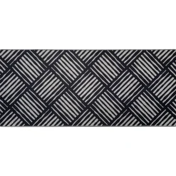 Tapete de entrada cinza ÁFRICA 50x120cm