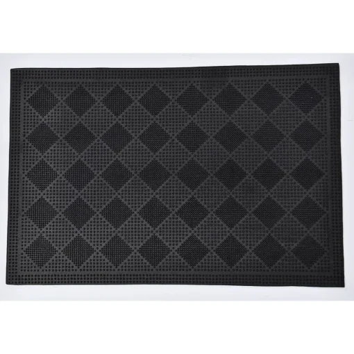 Tapete de entrada DREW preto 40x60cm