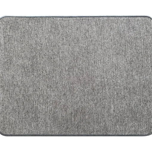 Tapete de entrada HEXAGONE cinza claro 45x60cm