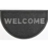 Tapete de entrada meia lua WELCOME