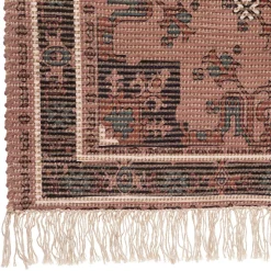 Tapete DOLCE RIVIERA multicolor com franjas em juta 120x170cm