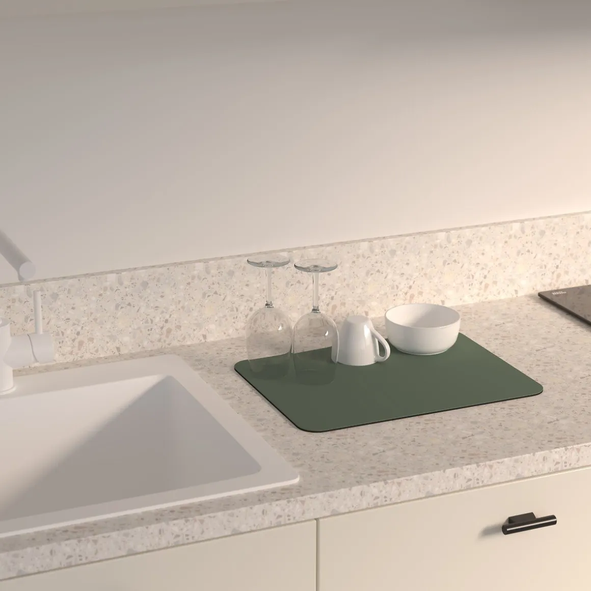 Tapete escorredor de louça