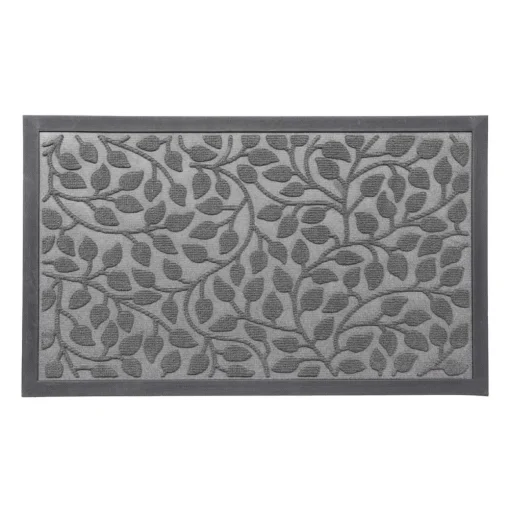 Tapete FEUILLAGE cinza escuro 45x75cm