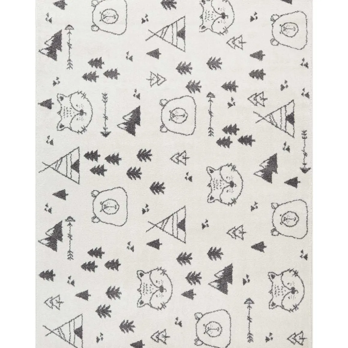 Tapete GIO bosque cinza 120x160cm