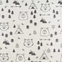 Tapete GIO bosque cinza 120x160cm