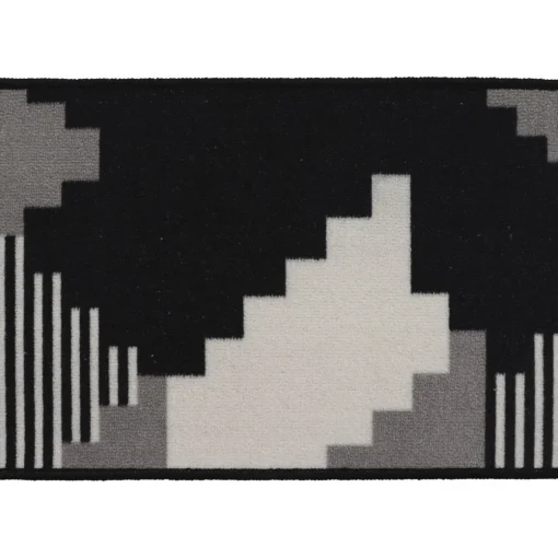 Tapete impermeável GEOMETRIK preto 40x60cm