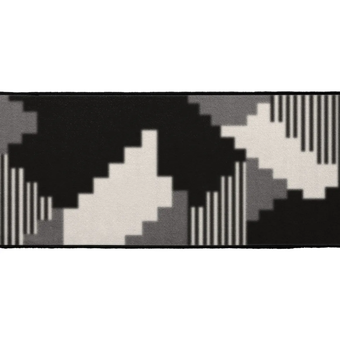 Tapete impermeável GEOMETRIK preto 50x120cm