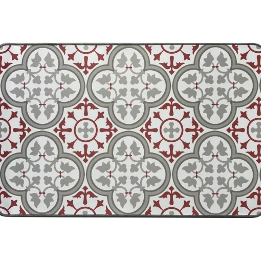 Tapete impermeável PACO vermelho 50x80cm