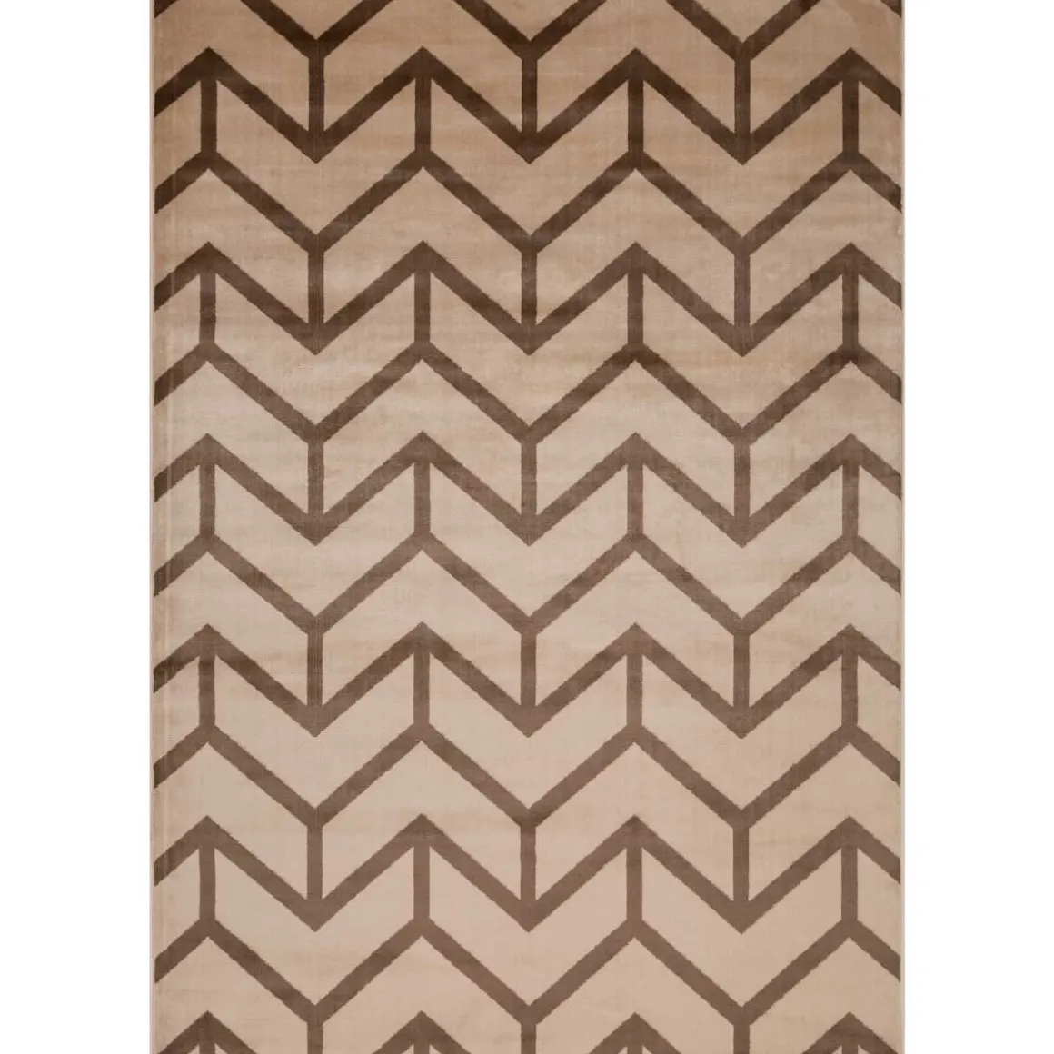 Tapete LENE bege e castanho 133x190cm