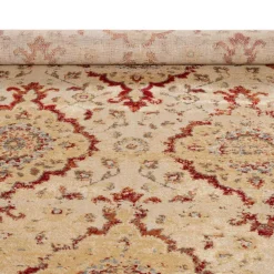 Tapete LENE bege e vermelho 133x190cm